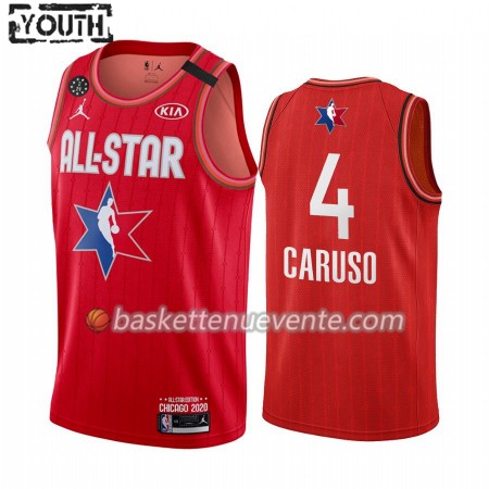 Maillot Basket Los Angeles Lakers Alex Caruso 4 2020 All-Star Jordan Brand Rouge Swingman - Enfant